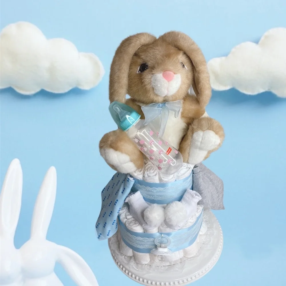 Easter Bunny Diaper Cake